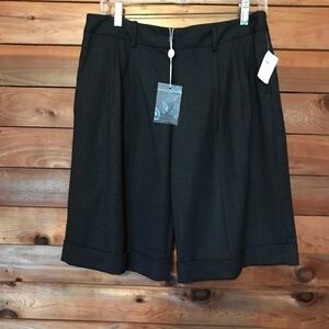 Michael Kors charcoal wool Bermuda shorts Size 4